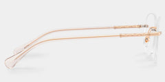 Jennifer Round Pink Gold Glasses