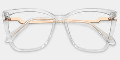 Corlette Square Clear Glasses