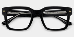Benjamin Rectangle Black Glasses