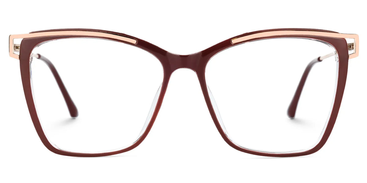 Krystle Square Red Glasses