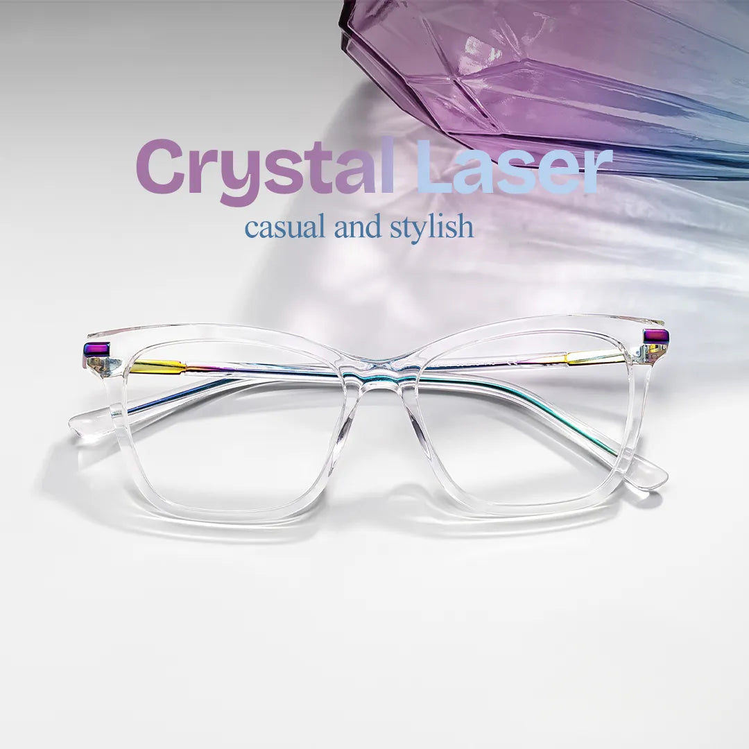 Eliot Rectangle Clear Glasses