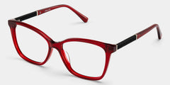 Finnian Square Red Glasses