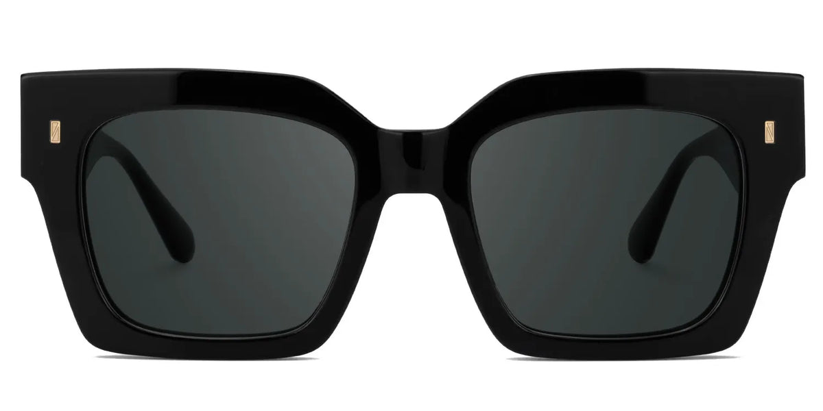 Cummings Square Black Glasses