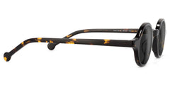 Arale Round Tortoise Sunglasses