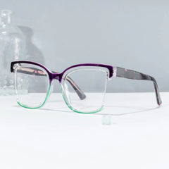 Cadogan Square Purple-Green Glasses