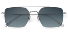 Jensen Aviator Silver Sunglasses