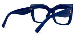 Alberta Cat Eye Blue Glasses