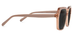 Norah Geometric Beige Sunglasses