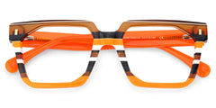 Laguer Rectangle Orange Glasses