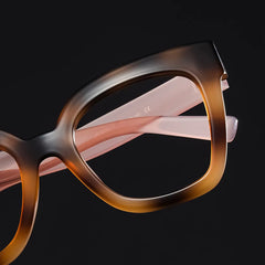 Malcolm Square Burnt Umber Glasses