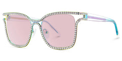 Shine Square Iridescent Sunglasses