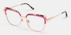 Samson Square Pink Tortoise Glasses
