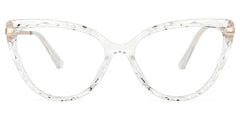 Lucas Cateye Clear Glasses