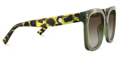 Ebony Square Green Tortoise Glasses