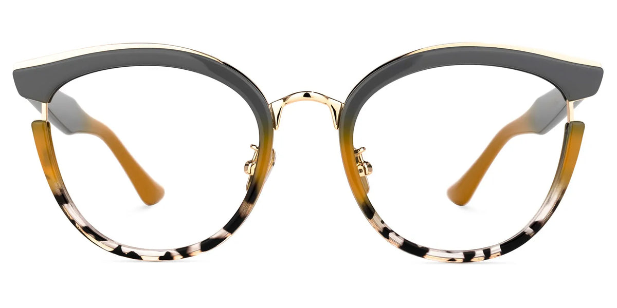 Laraine Cat Eye Gray Glasses
