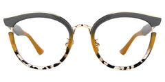 Laraine Cat Eye Gray Glasses