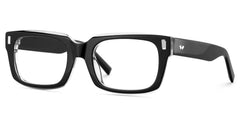 Fayssel Rectangle Black Glasses