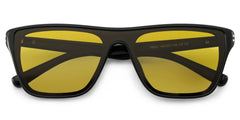 Paloma Aviator Black Polarized Sunglasses