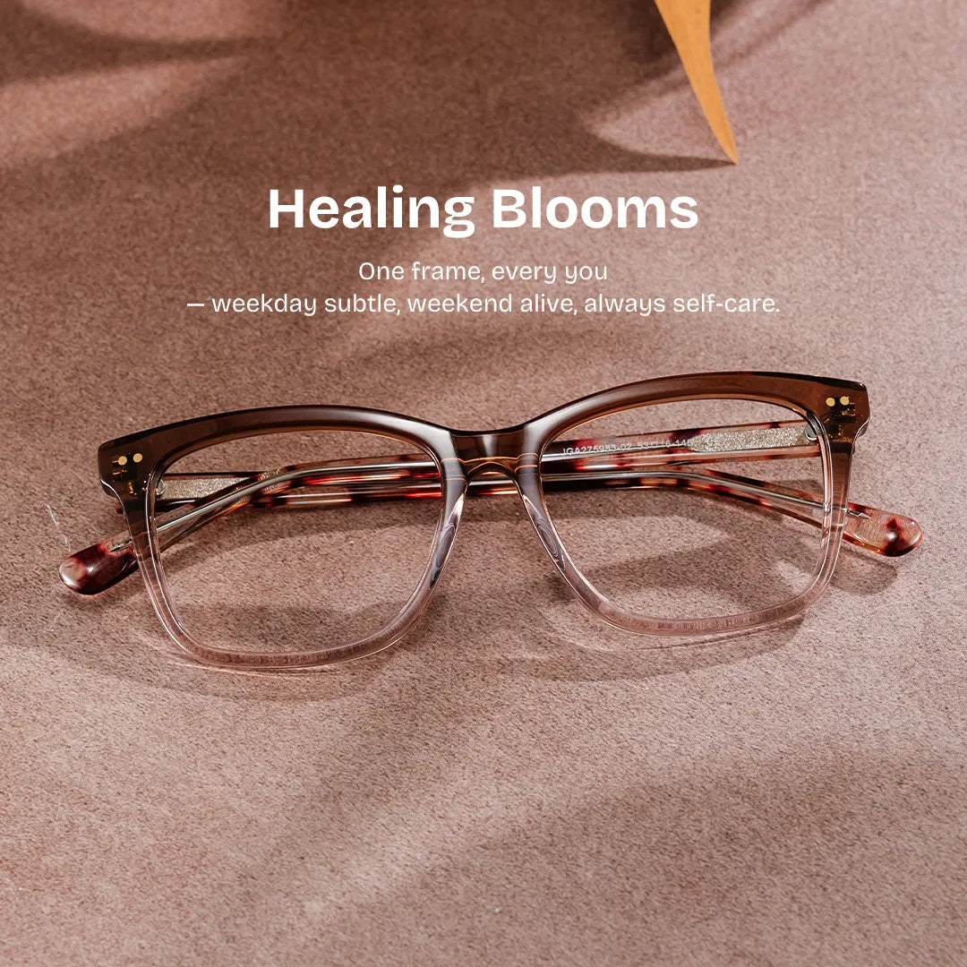 Layla Brown Square Glasses