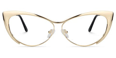 Ellen Cateye Gold Glasses