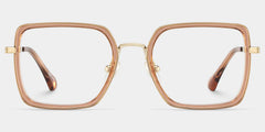 Shane Square Brown Glasses