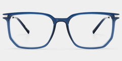 Michelle Rectangle Blue Glasses