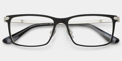 Alexander Rectangle Black Glasses
