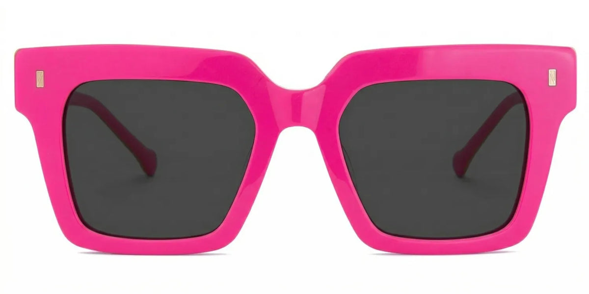Gilberto Square Bright Pink Glasses
