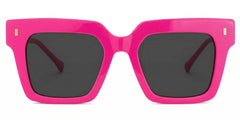 Gilberto Square Bright Pink Glasses