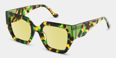 Viva Square Green Tortoise Glasses