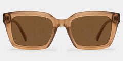 Marley Beige Rectangle Glasses