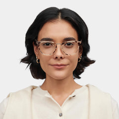 Caden Round Tortoise Glasses