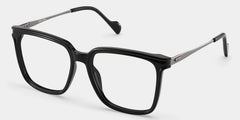 Zeyna Square Black Glasses