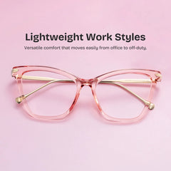 Hilary Butterfly Pink Glasses