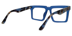 Moreland Rectangle Blue Glasses