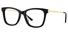 Vibert Rectangle Black Glasses