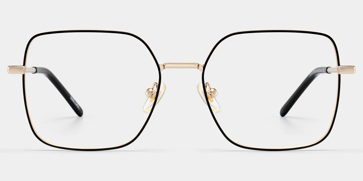 Abigail Square Black Glasses