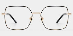Abigail Square Black Glasses