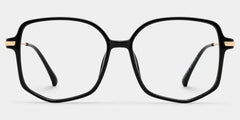 Payton Geometric Black Glasses