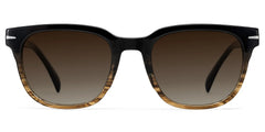 Rocco Rectangle Brown Frame Polarized Sunglasses