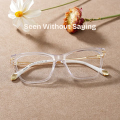 Amelia Cat eye Clear Glasses