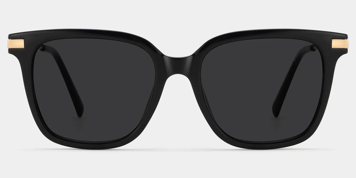 Jacqui Square Black Glasses