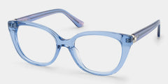 Charlotte Blue Cat eye Glasses
