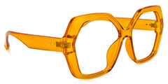 Piper Geometric Earthy-Yellow Glasses