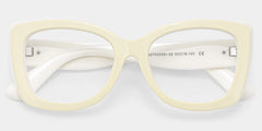 Rosie Cream White Butterfly Glasses