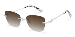 Seth Rectangle Silver Glasses