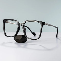 Zeyna Square Black Glasses