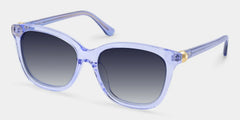 Isabella Clear Blue Square Sunglasses