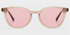 Allison Clear Brown Round Glasses