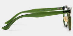 Laraine Cat Eye Green Glasses